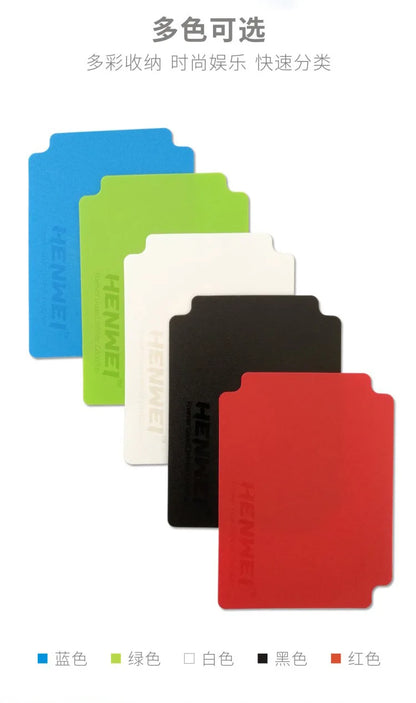 5pcs/set Card Dividers Board Game Accessories