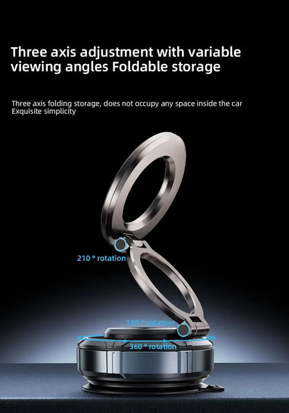 Magnetic Car Phone Holder Mount Vacuum, 360-degree Rotating for Iphone 15 14 13 12 Pro Max Phone Holders & Stands