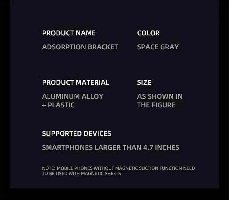 Magnetic Car Mobile Phone Holder Mount Foldable 360 Degree Rotating Vacuum Adsorption Smartphone Holder Multifunction