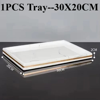 1pcs Resin Light Luxury Bathroom Wash Tray Hotel Bathroom Bathroom Wash Table Toothbrush Shelf Decoration  Toilet Accessories