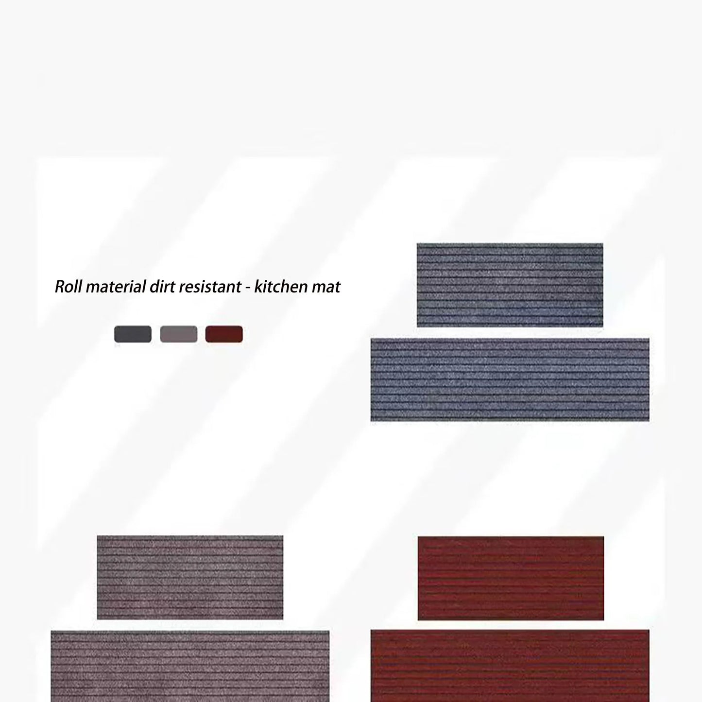 Small floor mat, carpet, bathroom mat, floor mat, kitchen floor mat, waterproof, household bathroom door, corridor