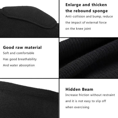 1Pair Dancing Knee Pads for Volleyball Yoga Women Kids Men Patella Brace Support EVA Kneepad Fitness Protector Work Gear Q3U6
