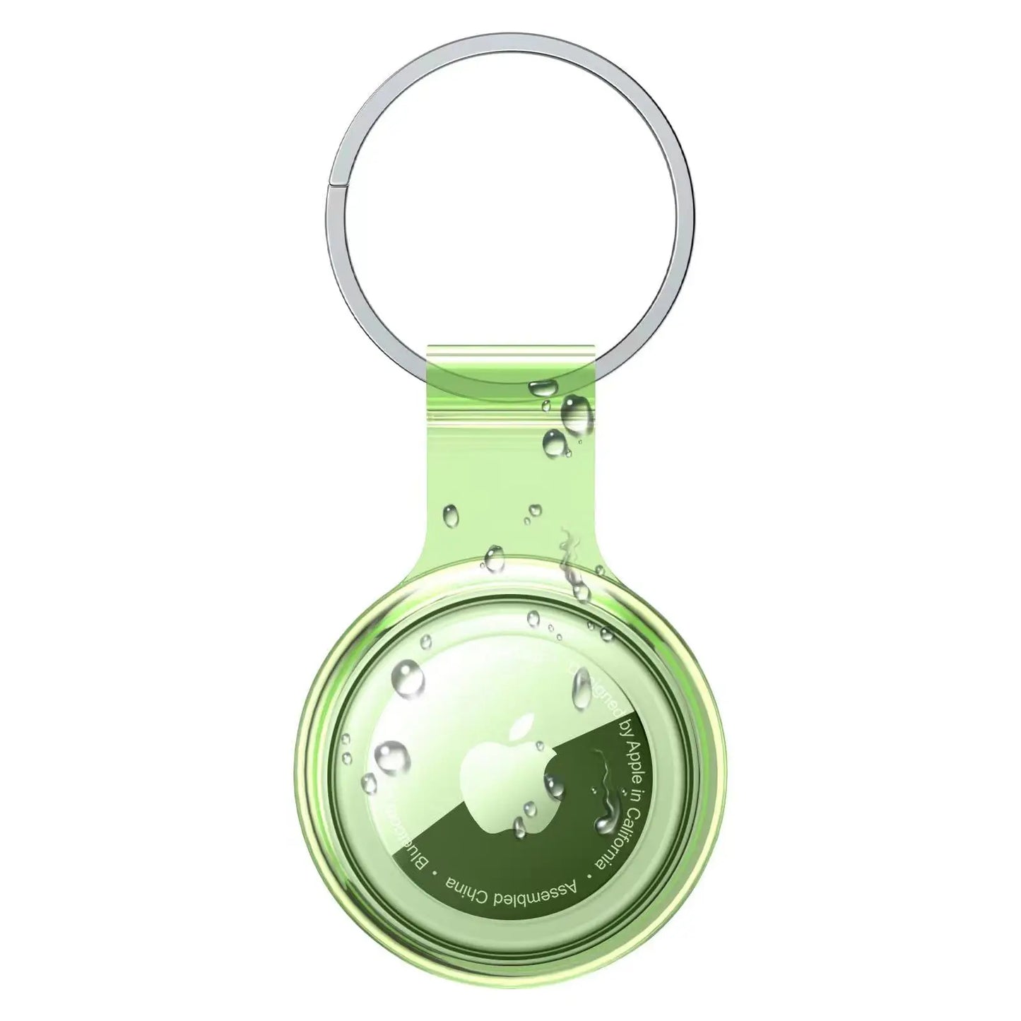 Compatible with Apple Airtag Holder, Fully Sealed Waterproof AirTag Key Ring, Coloured