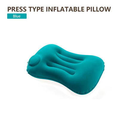 Outdoors Pillow Inflatable Pillow Portable Ultralight Travel Hiking Air Sleeping Pillow Neck Protection Suitable ForOutdoors