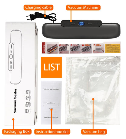 Vacuum Sealer Packaging Machine Food Vacuum Sealer With Free 10pcs Vacuum bags Household Vacuum Food Sealing