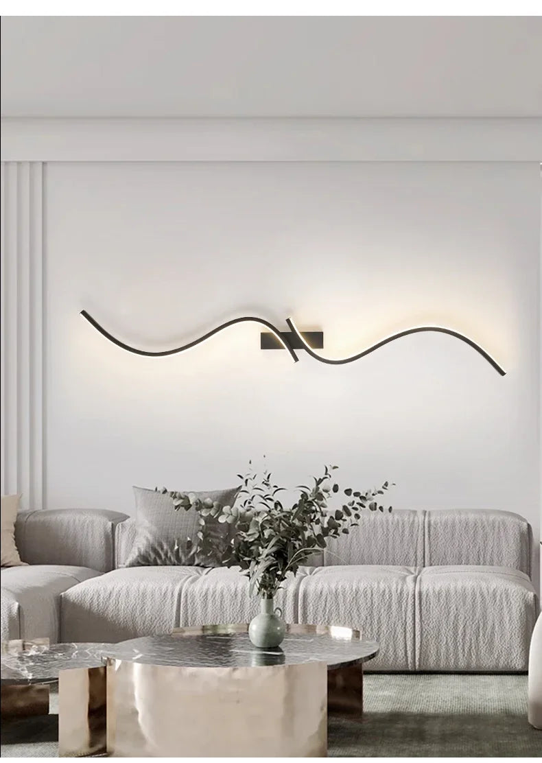 Modern Wall Lamp Letter LED Decorative Lights Nordic Living Room Wall light Corridor Hang Lamp Home Decoration Lighting Fixtures