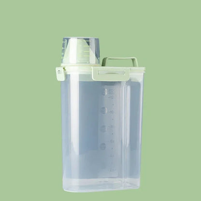 Dog Food Box Cat Food Storage Cat Feeder Bucket Pet Feed Container Food Storage Barrel Pet Food Container Airtight Sealing Box