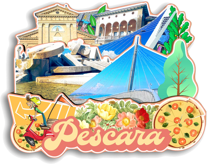 Bergamo Lucca Parma Modena Messina Livorno Matera Pescara Ferrara Italy Fridge Magnet Travel Souvenir Gift