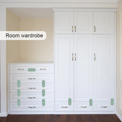 Kids Multifunctional Safety Locks Baby Anti-pinch Hand Lock Cabinet Cabinet Door Lock Baby Protective Refrigerator Drawer Locks