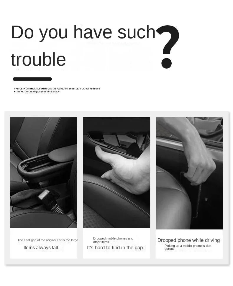 Car Seat Gap Filler Car Gap Filler Universal for Car Truck Fill The Gap Between Seat and Center Console Stop Thing from Dropping