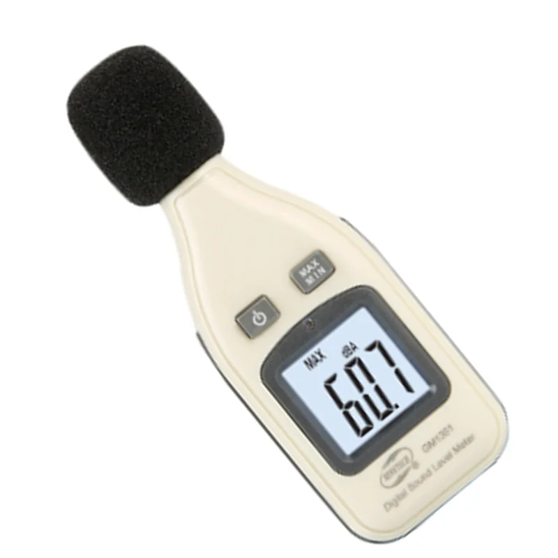 AT21-37MD Noise Measurement Device ABS Sound Pressure Level Meter Noise Meter With Wide Measuring Ranges For Home
