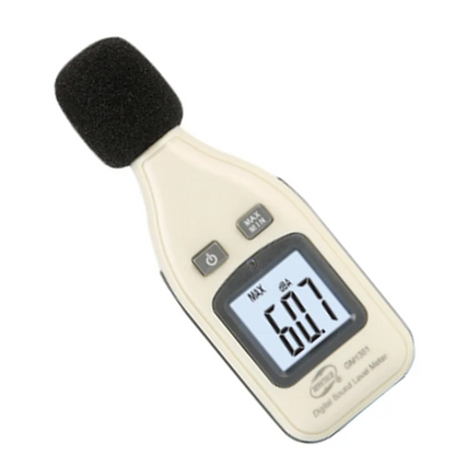 AT21-37MD Noise Measurement Device ABS Sound Pressure Level Meter Noise Meter With Wide Measuring Ranges For Home