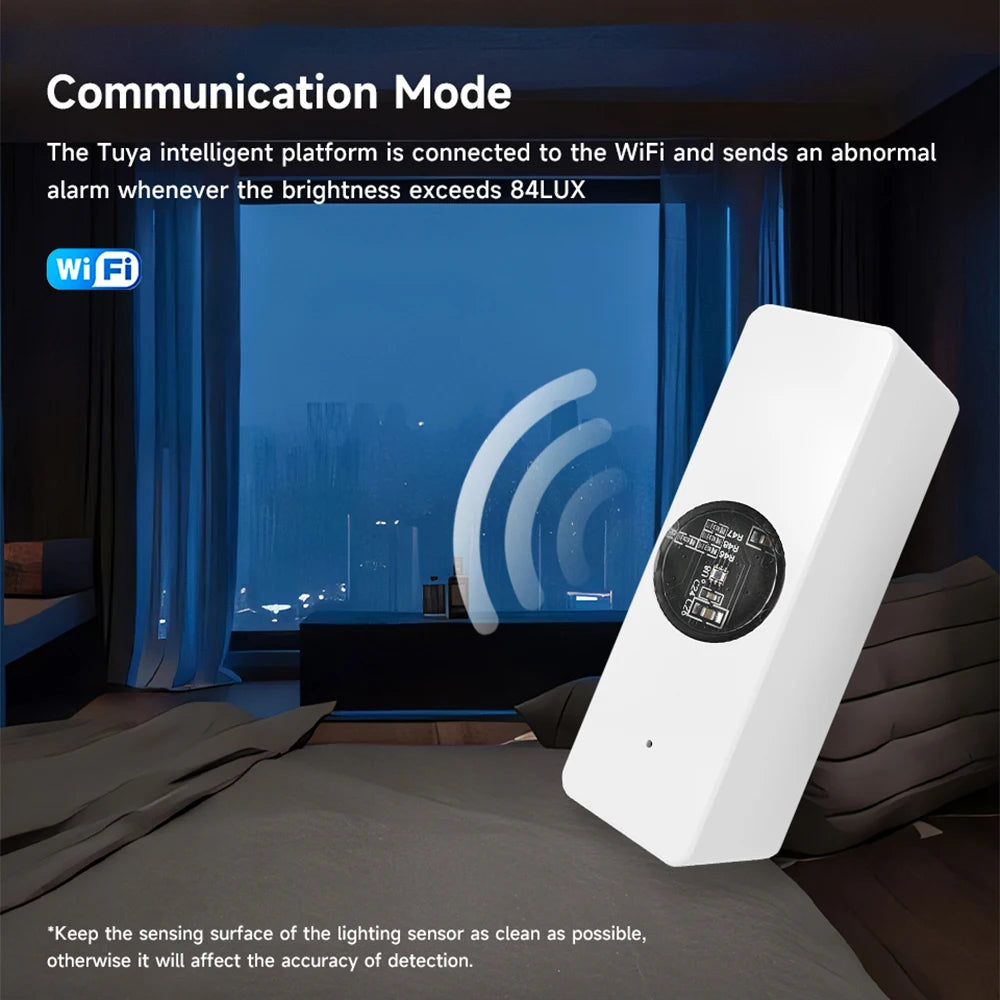 WiFi brightness sensors, light sensors, illumination brightness detectors and other smart home devices with Tuya Smart Life devi