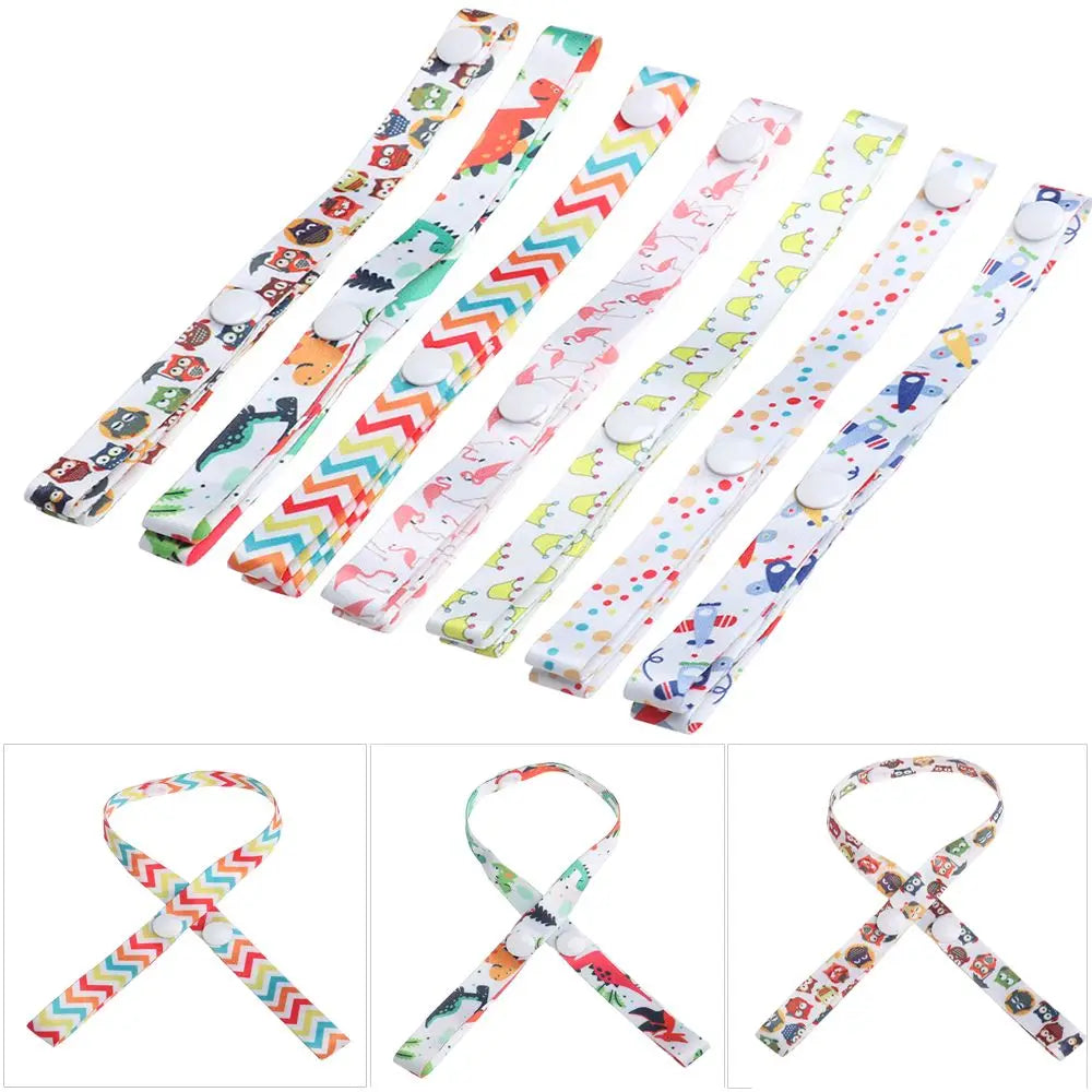 Baby Toys Stroller Strap Fixed Car Pacifier Chain Anti-Drop Hanger Belt Holder Baby Stroller Accessories