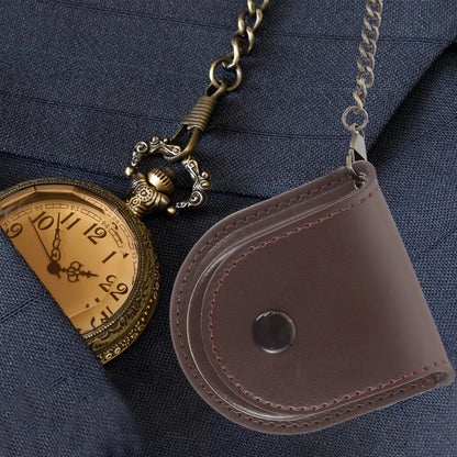 Pocket Watch Case Retro Style Watch Pouch Vintage Watch Bag Pu Watch Holder Watch Storage Case Watch Waist Bag Watch Boxes