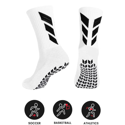 1 pair of socks football socks men's anti slip hospital yoga anti slip training sports socks