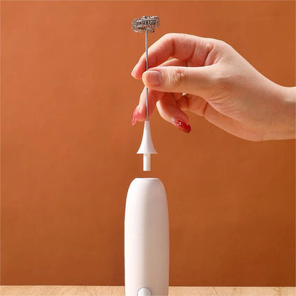Milk Drink Coffee Whisk Mixer Electric Egg Beater Frother Foamer Mini Handle Stirrer Practical Blender Kitchen Cooking Tool