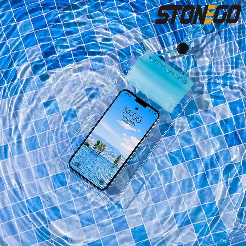 Transparent Mobile Phone Waterproof Bag Universal Mobile Phone Case for Swimming Diving Outdoor Mobile Phone Waterproof Pouch