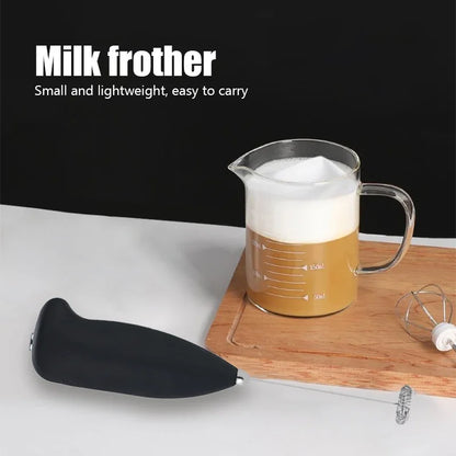 Milk Frother Handheld Mixer Electric Coffee Foamer Egg Beater Cappuccino Stirrer Mini Portable Blenders Home Kitchen Whisk Tool