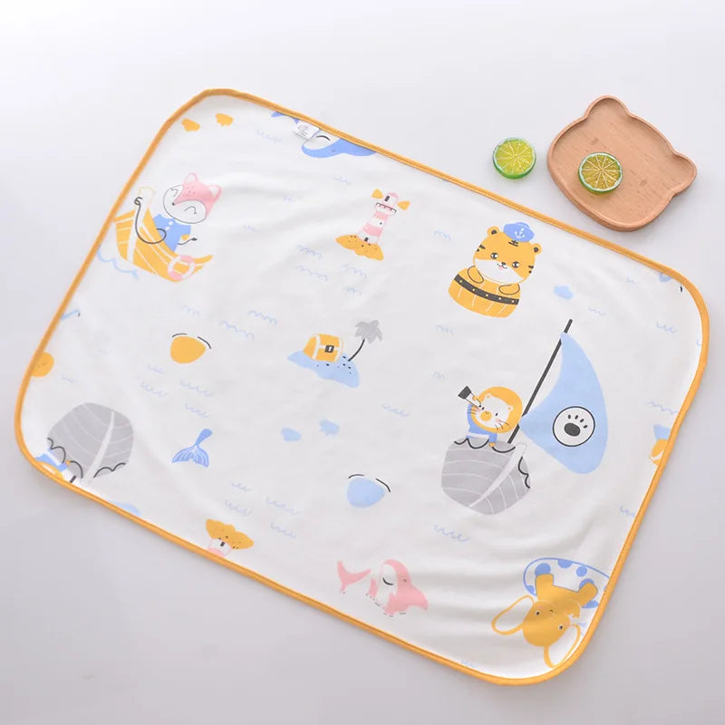 Large Size Baby Waterproof Diaper Changing Mat Reusable Diapers For Newborns Washable Mattress Pad Breathable Baby Diaper Bags