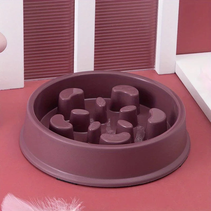 Non-slip slow Feeder Pet Bowl prevents choking and promotes healthy eat habits for Dogs and Cats Dog food bowls Pet rice bowls