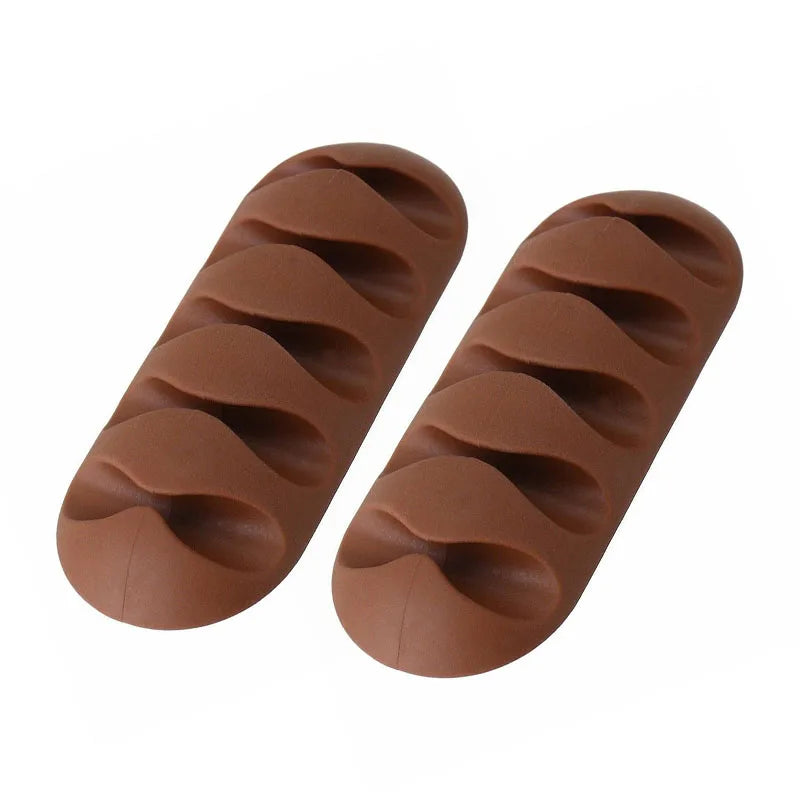 Cable Clips Cord Organizers Holder Adhesive Silicone Desk Winder Cable Holder Desktop Wire Wrapped Office Accessories gift