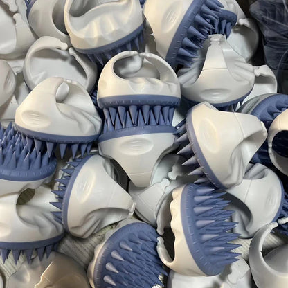 Scalp Massage Shampoo Brush for Hair Care Silicone Bath Brush Shampoo Shower Hair Comb Bath Ball Sponge Body Wash Bathroom Tool