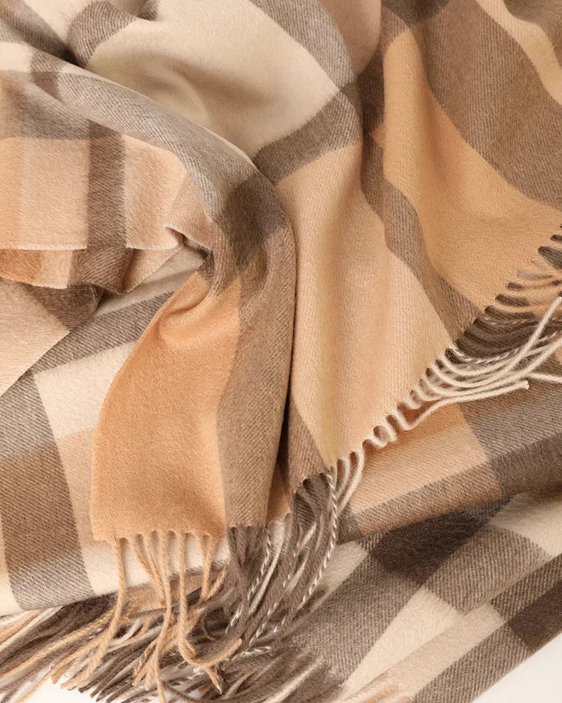 100% Wool Blanket Warm 1.5*2m Fleece Blankets For Sofa Winter Sleeping Comforter Adult Children Bedding Office Travel Blanket