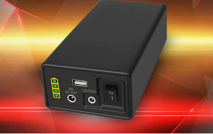 12V Power Bank 24V 18650  Rechargeable Lithium Battery 5V 24V Power Bank Auxiliary 44800Mah Power Bank 12V Mobile Power Supply