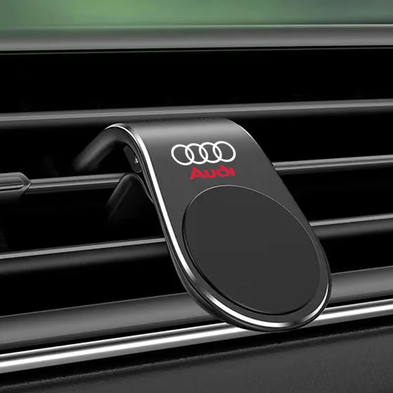 Magnetic Car Phone Holder in Car Phone Stand Clip Mount Car Accessories for Audi SLine RS Logo A3 A4 A5 A6 A7 A8 Q3 Q5 RS3 RS4