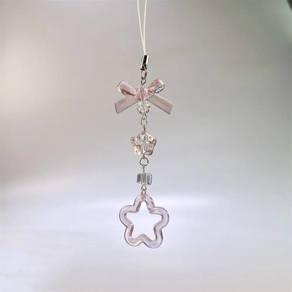 Phone Charms Y2K Phone Pendant Butterfly Sweet Girl Phone Lanyard Phonestraps Backpack Ornament Phone Chain Camera