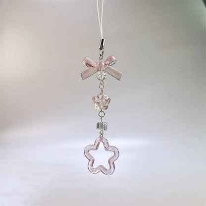 Phone Charms Y2K Phone Pendant Butterfly Sweet Girl Phone Lanyard Phonestraps Backpack Ornament Phone Chain Camera