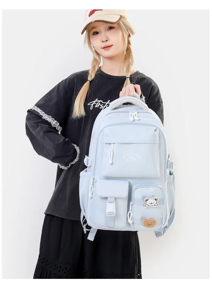 2025 Fashion Girls Waterproof School Bags For Light Weight Children Backpack school bag Printing Kids School Backpacks mochila