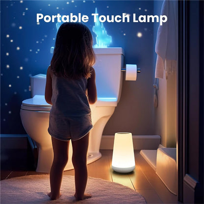 13 Color Changing Night Light RGB Remote Control Touch Dimmable Lamp Portable Table Bedside Lamps USB Rechargeable Night Lamp