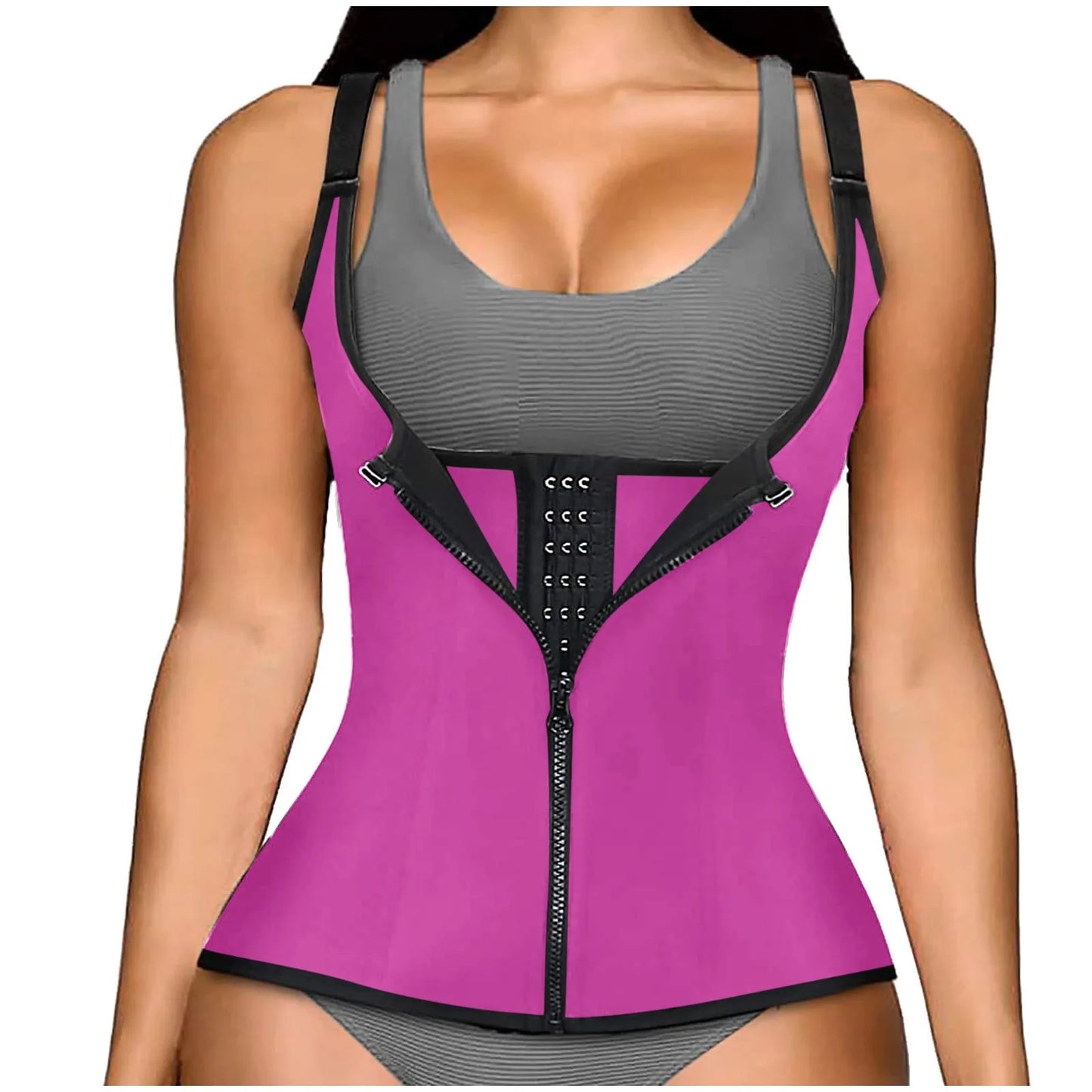 Shapewear Reducing And Shaping Girdles For Women Waist Trainer Sleeveless Bodysuit Basic Thong Slim Fit Sweatwicking Shapewear
