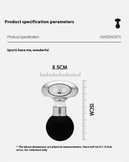 Portable Mini Wireless Massage Gun Home Electric Sports Handheld Fascial Gun Body Deep Tissue Muscle Vibration Fitness Massager