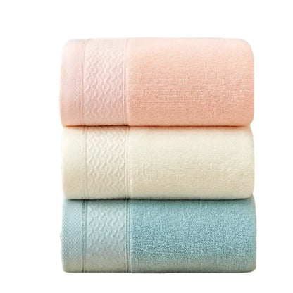 Bath Towel Pure Cotton Household Bath Towel Absorbent Cotton Bath Towel Hotel Gift Large Towel Towels Bathroom  Beach Towel