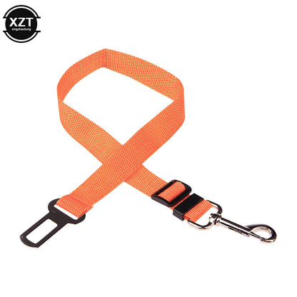 Pet Cat Dog Car Seat Belt Adjustable Seatbelt Pet Seat Dog Harness Lead Clip Safety Lever Traction Dog Collars Dogs Accessoires