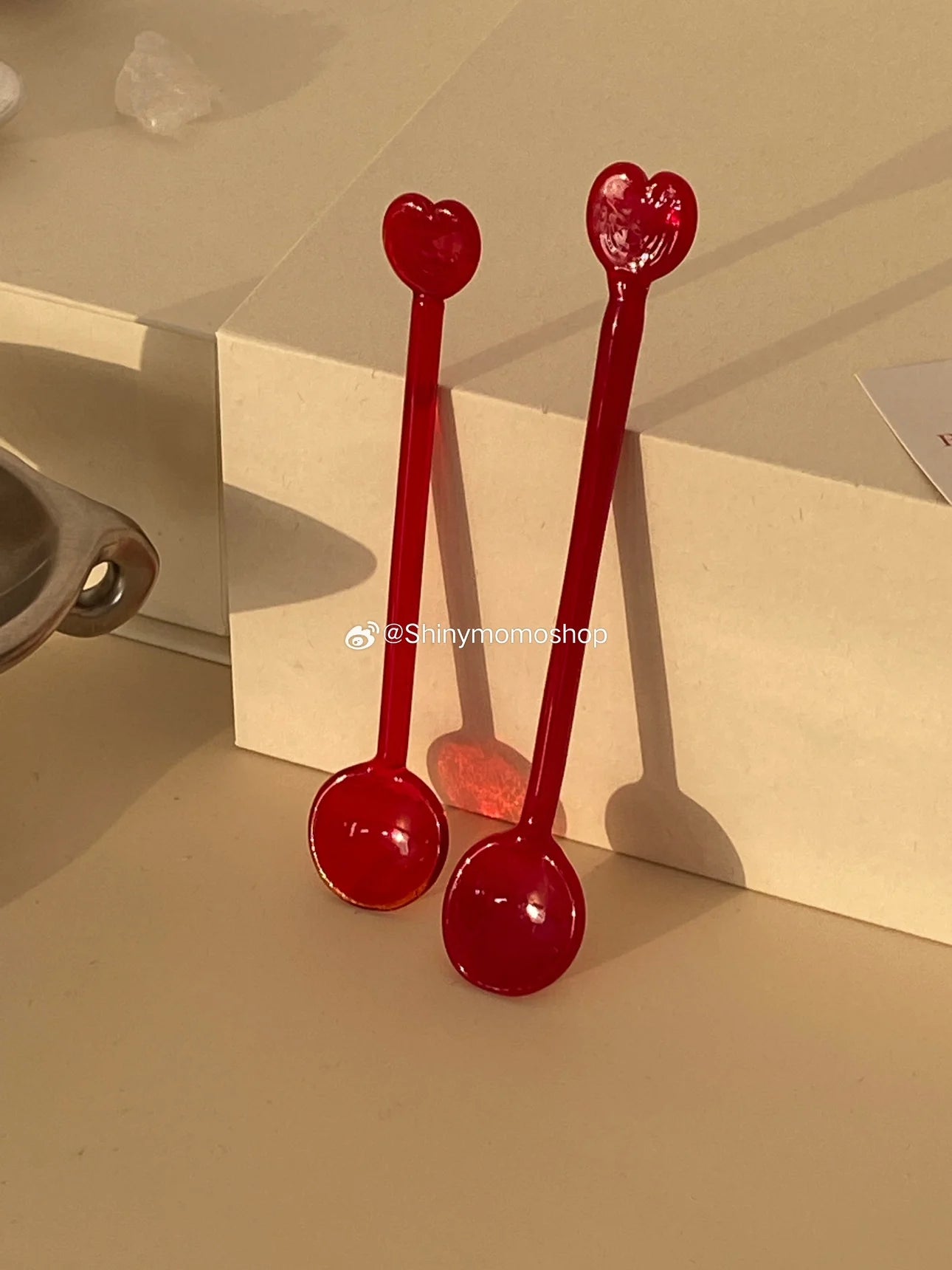 Calla Lily Animals Cartoon Bear Glass Spoon Dessert Spoon Coffee Glass Stir Spoon  Long Handle Spoon Yogurt Spoon