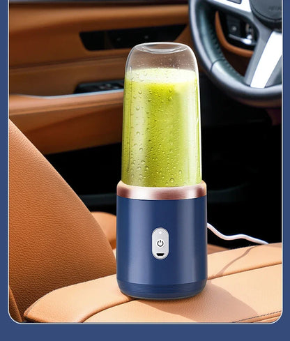 Portable Juicer Cup Smoothie Blender 6 Blade Blender Bottle Household Fruit Juicer Cup USB Rechargeable Juicer Kitchen Tool