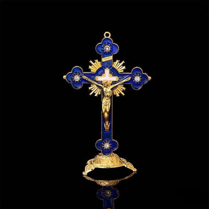 Cross Crucifix Station Christ Catholic Jesus Statue Large Religious Prayer Church Decoration Car Church Decoration