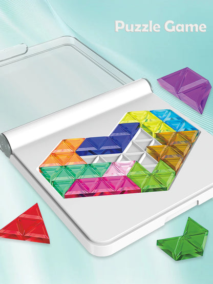 Puzzle Toys. Logical Thinking Training Fun Tabletop Games Multiple Shapes Colors, Advanced Level Gifts for Boys and Girls