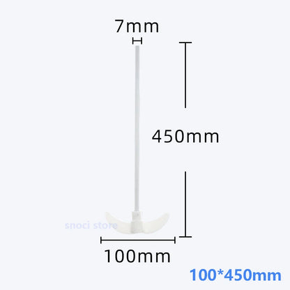 Stirring Rod  400mm 450mm 500mm Length Overhead Stirrer Mixer Shaft with Foldable Paddle for Lab