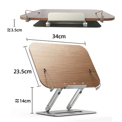 MUMUCC Reading Multifunctional Stand Laptop Tablet Stand Aluminum Alloy Laptop Desk Read Desk Foldable Gaming Desk Laptop Stand