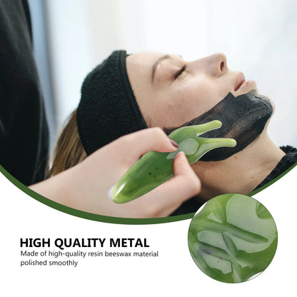 Nose Scraper Massager Tool Meridian Massage Guasha Resin Beeswax Face Skincare Body Scraping Enhances Blood for Friends