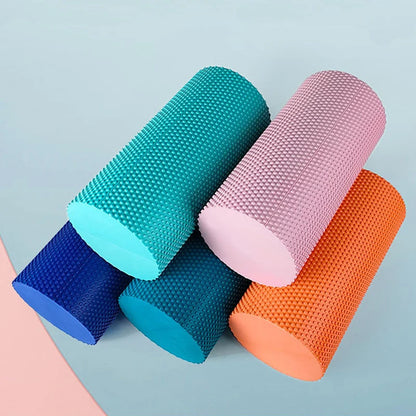 Extended 90cm  EVA Foam Roller Me Pattern Yoga Massage Sti Fitn Exercise Muscle Relaxation Roller