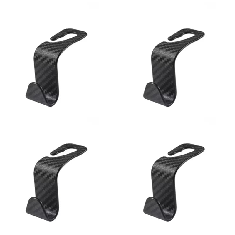 Durable Hidden Car Interior Hooks - Small Seat Back & Headrest Hooks for Vehicle Storage Solutions Car Supplies