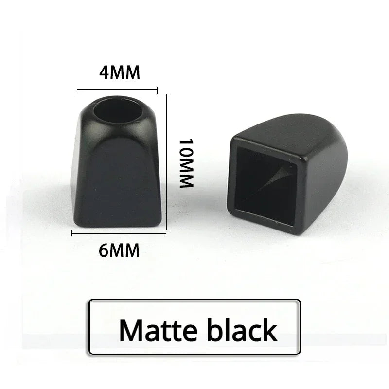 10pcs Metal Cord Stoppers Smooth Zinc Alloy Tracksuit Down Jackets Cord End DIY Apparel Sewing Supplies