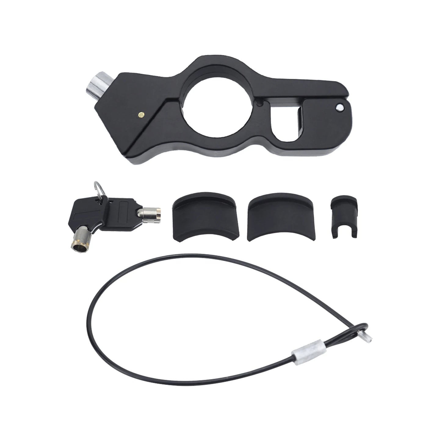 Motorcycle Grip Lock, Heavy Duty Anti Theft Helmet and Brake Lock Secures Bike, Scooter, Moped, ATV Brake Lock