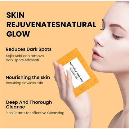 Turmeric Body Care Soap Soap Clean And Removing Skin Grease Control Oil Intake Prevent Dry Skin Toilet Soap Body Care Products